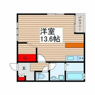 ダイワティアラ津田沼12【2階】の間取り