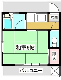 藤コーポ【1階】の間取り