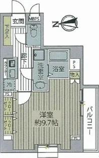 ガラ・シティ芝公園【13階】の間取り