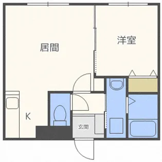 K’s Kowa N20【4階】の間取り