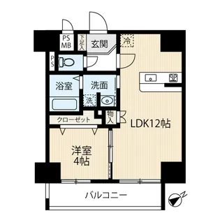LIBTH前島I【6階】の間取り