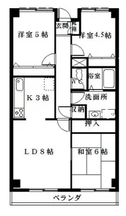 ヴィラセリーズ【2階】の間取り