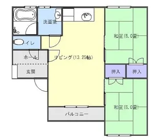 コーポナカムラ【2階】の間取り