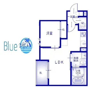 REGALEST 藤沢本町【2階】の間取り