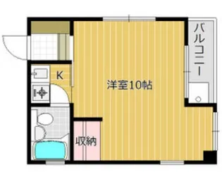 エルフラット【4階】の間取り