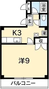 プレジデント中徳島【3階】の間取り