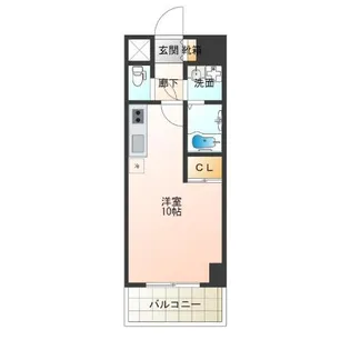 プラディーパ花園町【7階】の間取り