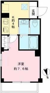 バモス聖蹟【3階】の間取り