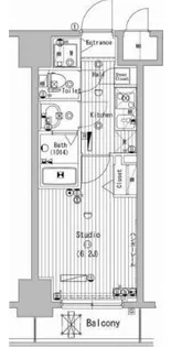 グランド・ガーラ横濱万世町【4階】の間取り