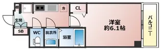 プレサンス東三国駅前グランクラス【3階】の間取り