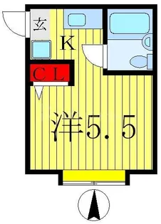 パークサイド馬橋【1階】の間取り