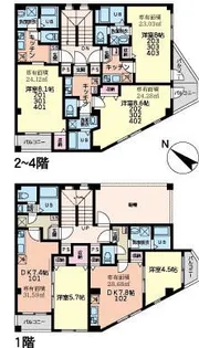 EPガーデン新小岩【2階】の間取り