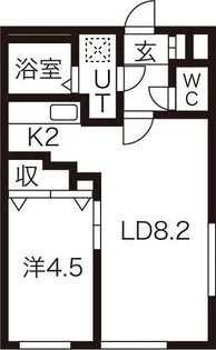 ecoa福住【3階】の間取り