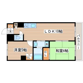 コンアモールI【7階】の間取り