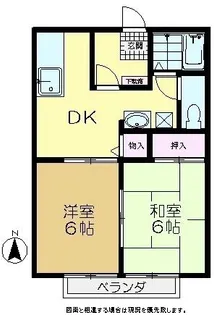 TTハイツ【1階】の間取り
