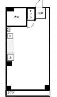 秀和狸穴レジデンス【1階】の間取り