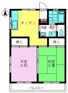 グローリィハウス【1階】の間取り