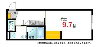 ポルトボヌール府中大通【2階】の間取り