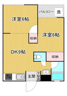 馬込コーポラス【3階】の間取り