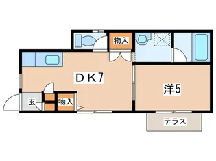 Cuore【1階】の間取り