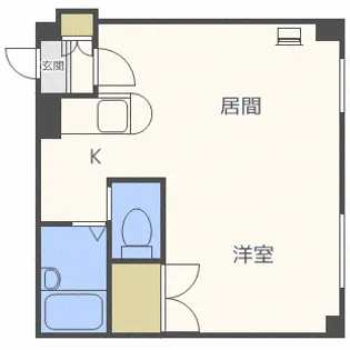 プレステージ北20条【3階】の間取り