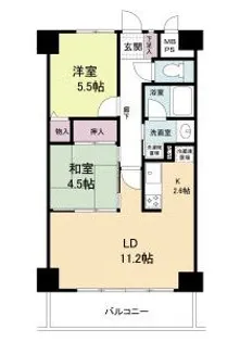 ロイヤル神戸池田広町【2階】の間取り