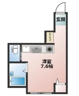 アマックス五反野III【2階】の間取り