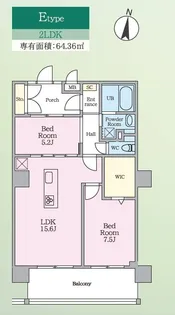 PJ ツリー ネスト【7階】の間取り