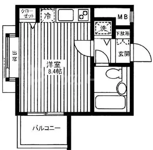 PALERMO COURT【2階】の間取り