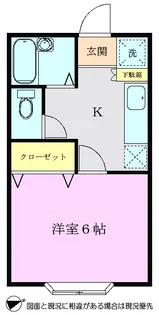 リヴ ウチダ【1階】の間取り