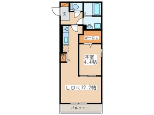 プレシャス湘南II【3階】の間取り