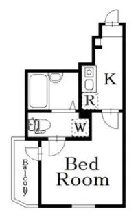 ヴェルデリア中野【2階】の間取り