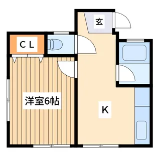 ハイツ佐藤【1階】の間取り