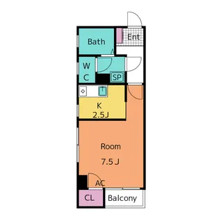 アズール ~AZUR【4階】の間取り