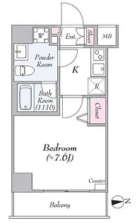 RzPLACE.AZEST高島平【9階】の間取り