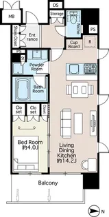ムニレジデンス両国【3階】の間取り