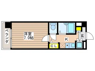 グランドステージ北野【4階】の間取り