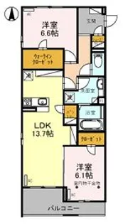 CAMELOT II【2階】の間取り