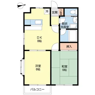 プランタン壱番館【2階】の間取り