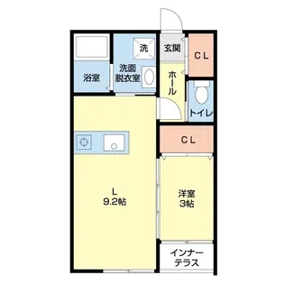 ELAIZA須屋【1階】の間取り