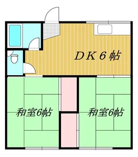 東山ハイツ【1階】の間取り