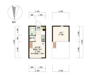アーバンテラス西大井【2階】の間取り