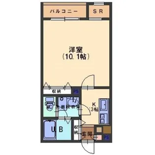 コンフリーIII【3階】の間取り