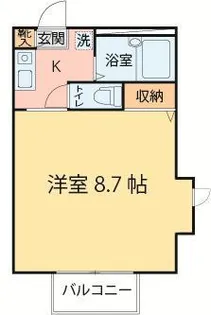 カーサ宮千代【2階】の間取り