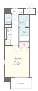 ヴィラージュオリオン【6階】の間取り