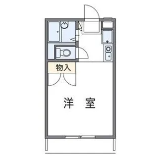 ホワイトローズII【1階】の間取り