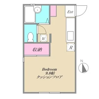 ESTUDIOS EBISU【1階】の間取り