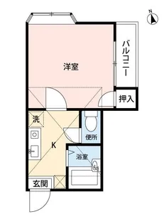 アゼリア竹下【2階】の間取り