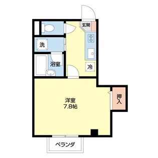 アミティハイツII【1階】の間取り