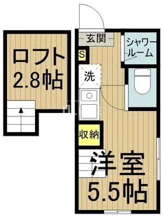 MANNA A棟【2階】の間取り